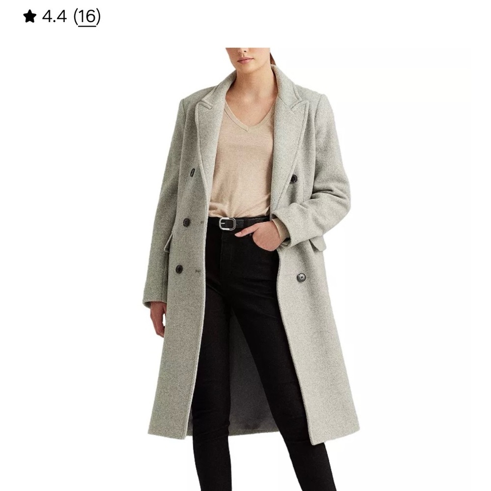 Ralph Lauren Gray wool Coat NWT